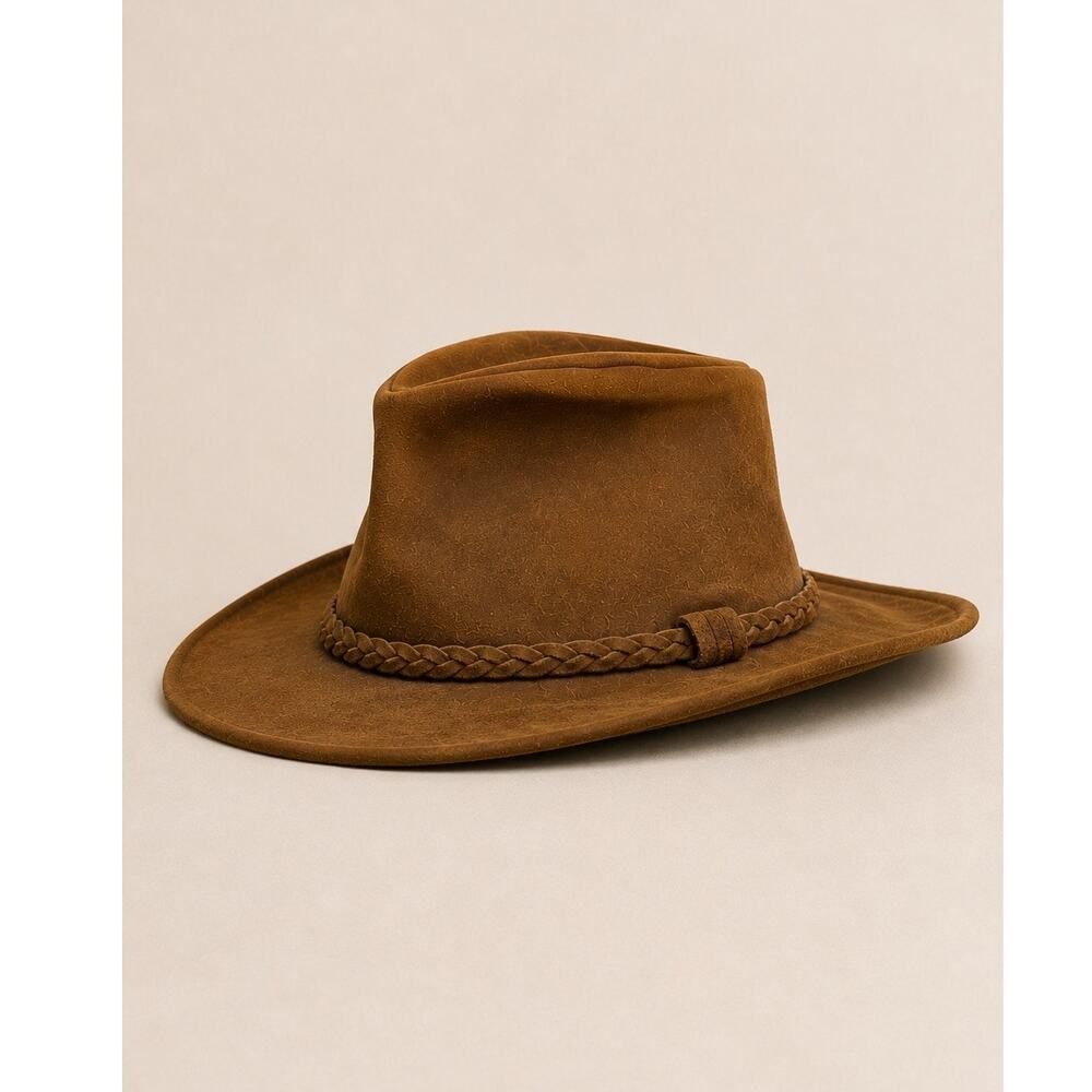 Minnetonka Genuine Leather Western Cowboy Hat – Medium - Picture 2 of 7